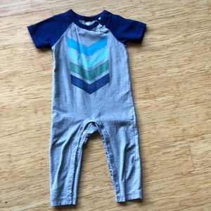 Tea collection little boys romper 18-24months